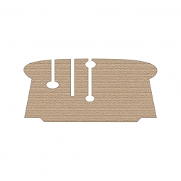 1965-1967 VW Bus Carpet Kit - Front - Bucket or Bench Seat - German Squareweave