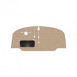 1968-1972 VW Bus Carpet Kit - Front - Bucket or Bench Seat - German Squareweave