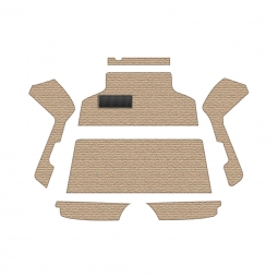 1968-1972 VW Type 3 Carpet Kit - Front - German Squareweave