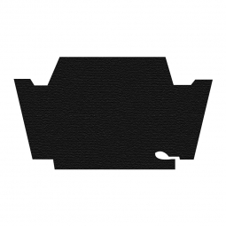 1960-1967 VW Karmann Ghia Trunk Carpet - Black Loop