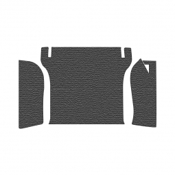 1961-1970 VW Type 3 Trunk Carpet - Charcoal Loop