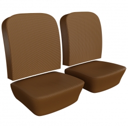 1954-1955 VW Beetle Seat Upholstery - Front Only - Squareweave Vinyl