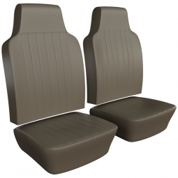 1968-1969 VW Beetle Seat Upholstery - Front Only - Smooth Vinyl