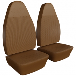 1973 VW Beetle & Super Beetle Seat Upholstery - Front Only - Squareweave Vinyl