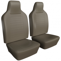 1974-1976 VW Beetle & Super Beetle Seat Upholstery - Front Only - Smooth Vinyl