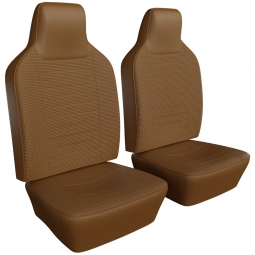 1974-1976 VW Beetle & Super Beetle Seat Upholstery - Front Only - Squareweave Vinyl