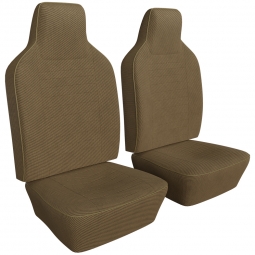 1974-1976 VW Beetle & Super Beetle Seat Upholstery - Front Only - Tweed Cloth