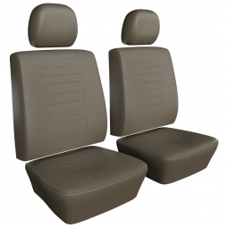 1977-1979 VW Beetle & Super Beetle Seat Upholstery - Front Only - Basketweave Vinyl