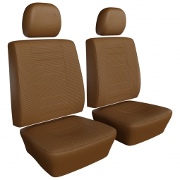 1977-1979 VW Beetle & Super Beetle Seat Upholstery - Front Only - Squareweave Vinyl