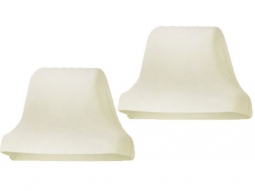 VW Headrest Foam - Pair - 1968-1969 Beetle - Type 3 - 1968 Karmann Ghia