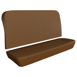 1954-1957 VW Beetle Seat Upholstery - Rear Only - Squareweave Vinyl