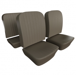 1954-1955 VW Beetle Seat Upholstery - Front & Rear - Basketweave Vinyl