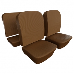 1954-1955 VW Beetle Seat Upholstery - Front & Rear - Squareweave Vinyl