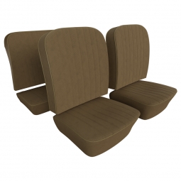 1954-1955 VW Beetle Seat Upholstery - Front & Rear - Tweed Cloth