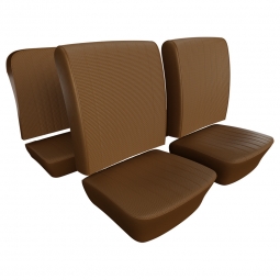 1965-1967 VW Beetle Seat Upholstery - Front & Rear - Squareweave Vinyl