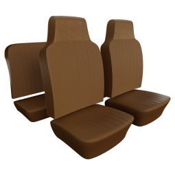 1968-1969 VW Beetle Seat Upholstery - Front & Rear - Squareweave Vinyl