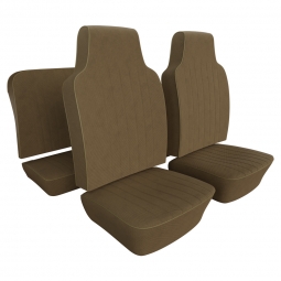 1968-1969 VW Beetle Seat Upholstery - Front & Rear - Tweed Cloth