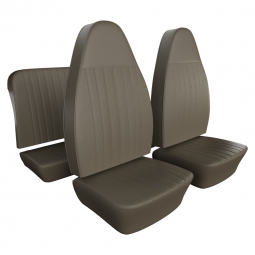 1973 VW Beetle & Super Beetle Seat Upholstery - Front & Rear - Basketweave Vinyl