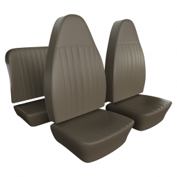 1973 VW Beetle & Super Beetle Seat Upholstery - Front & Rear - Smooth Vinyl