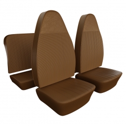 1973 VW Beetle & Super Beetle Seat Upholstery - Front & Rear - Squareweave Vinyl