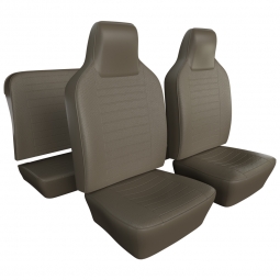 1974-1976 VW Beetle & Super Beetle Seat Upholstery - Front & Rear - Basketweave Vinyl