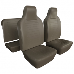 1974-1976 VW Beetle & Super Beetle Seat Upholstery - Front & Rear - Smooth Vinyl