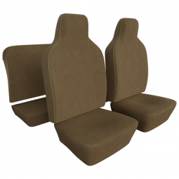 1974-1976 VW Beetle & Super Beetle Seat Upholstery - Front & Rear - Tweed Cloth