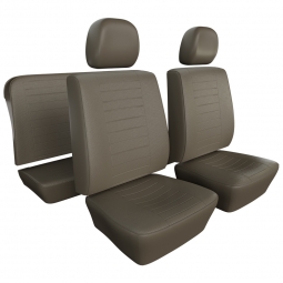 1977-1978 VW Beetle & Super Beetle Seat Upholstery - Front & Rear - Basketweave Vinyl