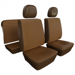 1977-1978 VW Beetle & Super Beetle Seat Upholstery - Front & Rear - Squareweave Vinyl