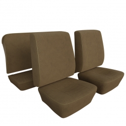 1977-1978 VW Beetle & Super Beetle Seat Upholstery - Front & Rear - Tweed Cloth