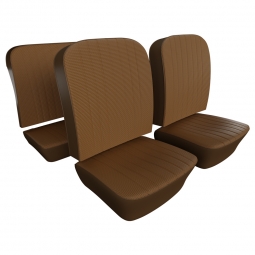 1956-1964 VW Beetle Convertible Seat Upholstery - Front & Rear - Squareweave Vinyl