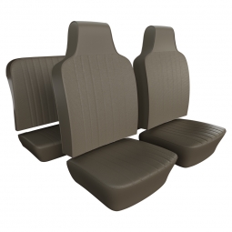 1970-1972 VW Beetle Convertible Seat Upholstery - Front & Rear - Basketweave Vinyl