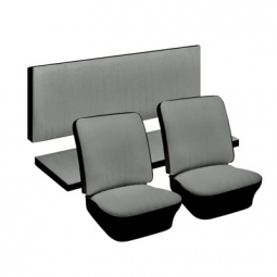 1956-1960 Karmann Ghia Seat Upholstery - Front & Rear - 2-Tone Full Insert