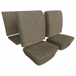 1966-1967 Karmann Ghia Seat Upholstery - Front & Rear - Velour