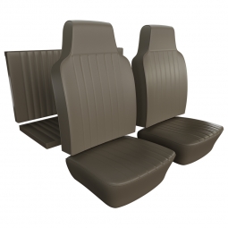 1968 Karmann Ghia Seat Upholstery - Front & Rear - Smooth Vinyl