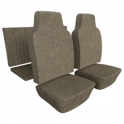 1968 Karmann Ghia Seat Upholstery - Front & Rear - Velour