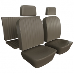 1969-1971 Karmann Ghia Seat Upholstery - Front & Rear - Smooth Vinyl