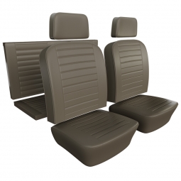 1972-1974 Karmann Ghia Seat Upholstery - Front & Rear - Smooth Vinyl