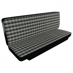 1950-1962 VW Bus Seat Upholstery - Front Bench - 2-Tone Plaid