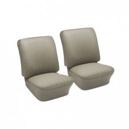 1962-1967 VW Bus Seat Upholstery - Front Buckets - Basketweave Vinyl