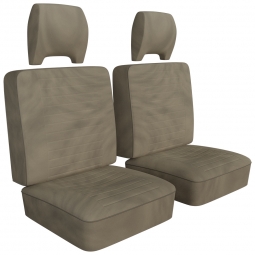 1974-1976 VW Bus Seat Upholstery - Front Buckets - Velour