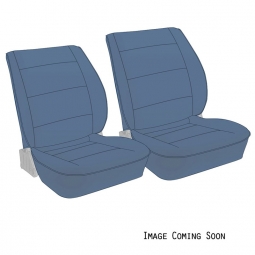 1985-1991 VW Vanagon Seat Upholstery - Front Stationary Buckets - Sewn Pleats - Madrid Vinyl