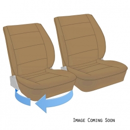 1985-1991 VW Vanagon Seat Upholstery - Front Swivel Buckets - Sewn Pleats - Madrid Vinyl