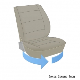 1985-1991 VW Vanagon Seat Upholstery - Front Single Center Seat - Sewn Pleats - Madrid Vinyl