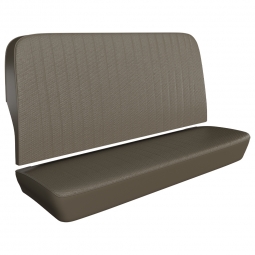 1964-1967 VW Type 3 Squareback Seat Upholstery - Rear Only - Basketweave Vinyl