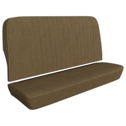 1964-1967 VW Type 3 Squareback Seat Upholstery - Rear Only - Tweed Cloth