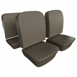 1964 VW Type 3 Squareback Seat Upholstery - Front & Rear - Basketweave Vinyl