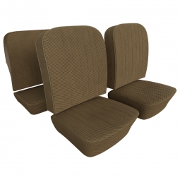 1964 VW Type 3 Squareback Seat Upholstery - Front & Rear - Tweed Cloth