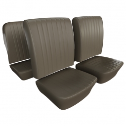 1965-1967 VW Type 3 Squareback Seat Upholstery - Front & Rear - Smooth Vinyl