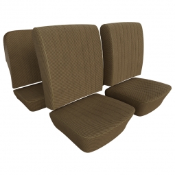 1965-1967 VW Type 3 Squareback Seat Upholstery - Front & Rear - Tweed Cloth